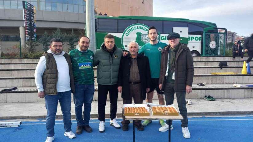 Giresunspor'a taraftar morali - Giresun haber