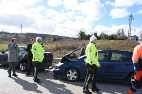 Sinop'ta trafik kazas: 2 yaral