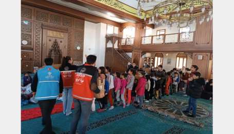 Gaziantep'te deprem maduru çocuklar için camilerde etkinlikler düzenleniyor