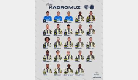 Fenerbahçe'nin Gaziantep FK maç kamp kadrosu açkland