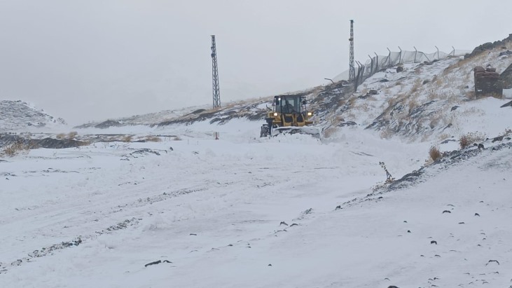 Şırnak'ta kar ve sağanak