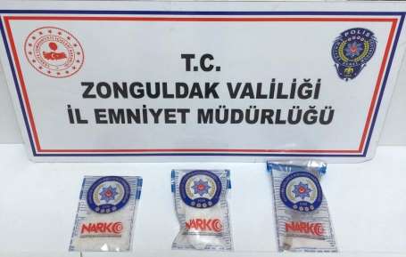 Zonguldak'ta uyuturucu operasyonunda 3 tutuklu