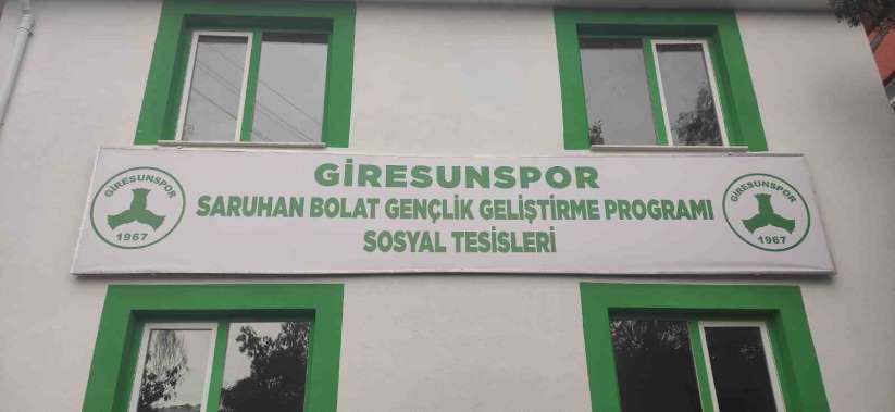 Giresunspor, altyap tesislerine Saruhan Bolat'n adn verdi - Giresun haber