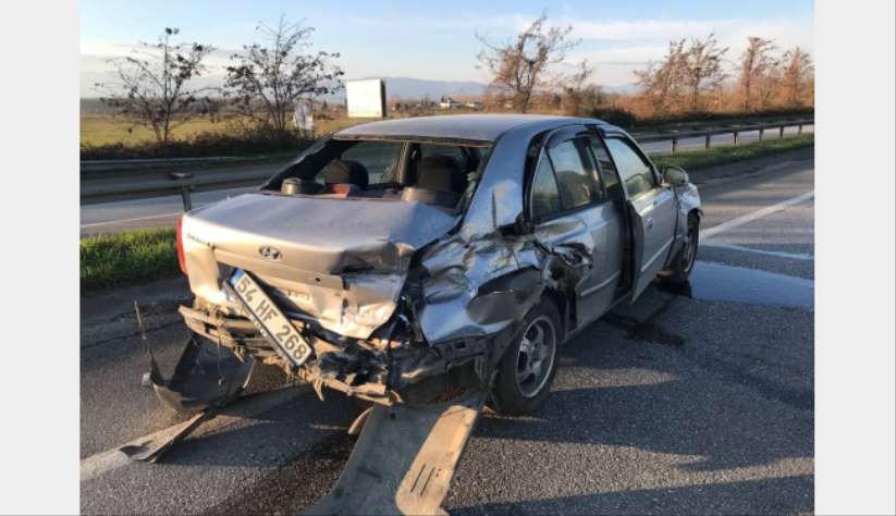 Sakarya'da D-100 karayolunda kaza - Sakarya haber