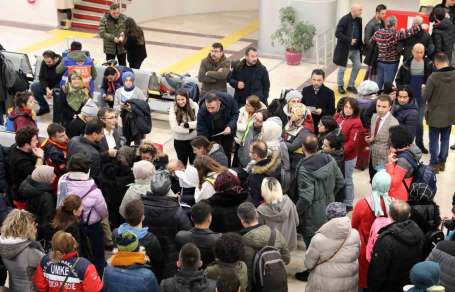 Samsun'dan 348 salkç deprem bölgesinde görev yapt