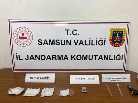 Samsun'da uyuturucuyla yakalanan ahs gözaltna alnd