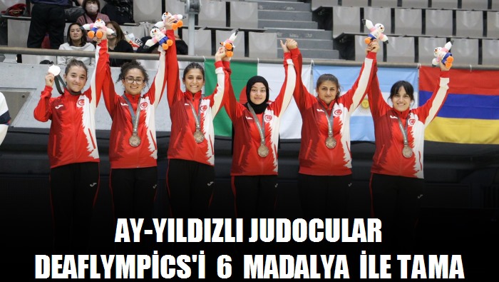 Ay-yıldızlı judocular Deaflympics'i 6 madalya ile tamamladı