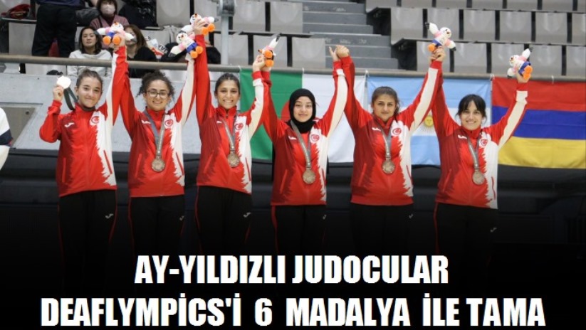 Ay-yıldızlı judocular Deaflympics'i 6 madalya ile tamamladı