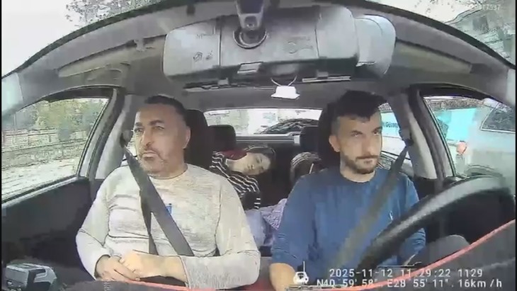 İstanbul - Böcek ailesinin taksiyle hastaneye gittiği anların görüntüsü ortaya çıktı