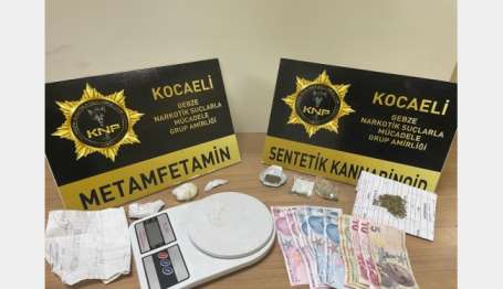 Kocaeli'de uyuturucu operasyonunda 9 kii yakaland