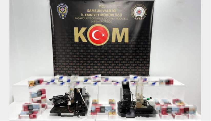 Samsun'da 7 bin 200 dal makaron ele geçirildi - Samsun haber