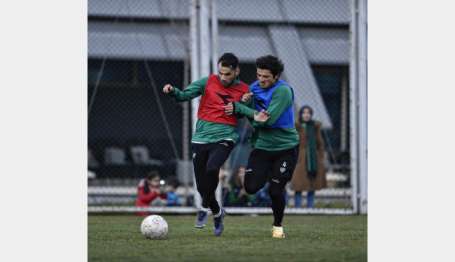 Bursaspor çift idman yapt