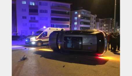 Bilecik'te alkollü sürücünün kart kazada ans ederi yaralanan olmad