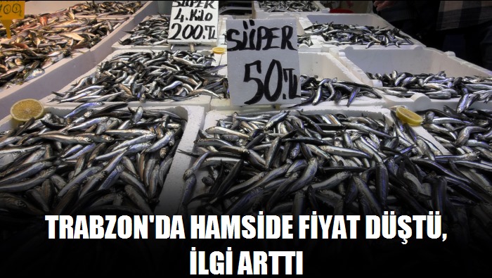Trabzon'da hamside fiyat düştü, ilgi arttı