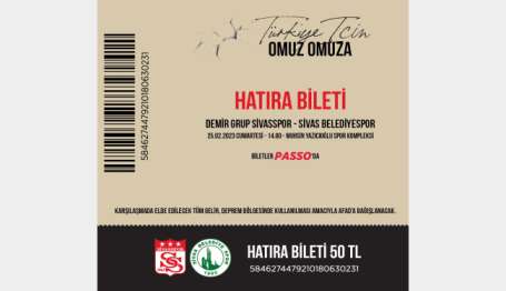 Sivasspor - Sivas Belediyespor maçnn hatra biletleri sata çkt