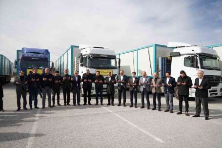 Hatay'daki Konya Konteyner Kenti için 10 tr daha dualarla yola çkt