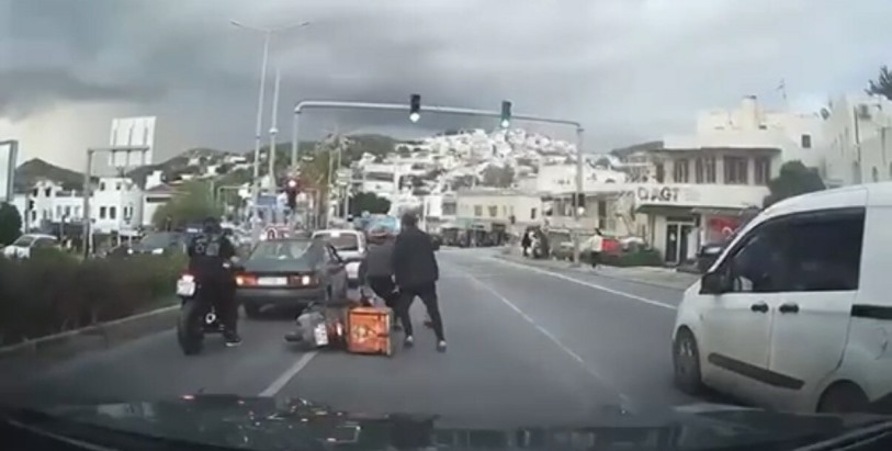 Bodrum'da trafikte kuryeye saldıran 2 kişiye 360 bin lira ceza