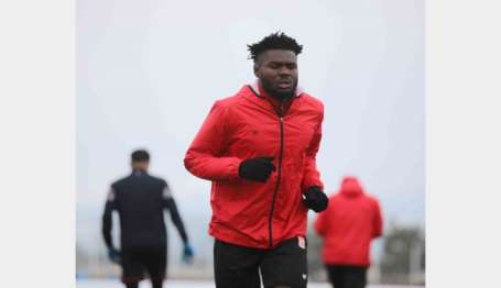 Sivasspor'un yeni transferi Jordy Caicedo ilk idmanna çkt