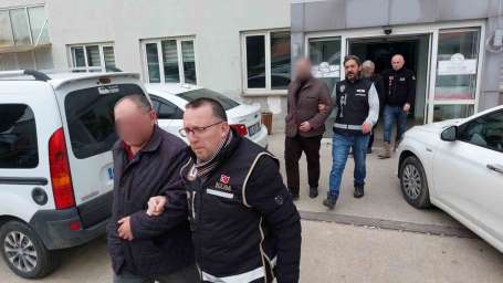 Silah operasyonunda Ordu'da gözaltna alnan 3 kii Samsun'a getirildi