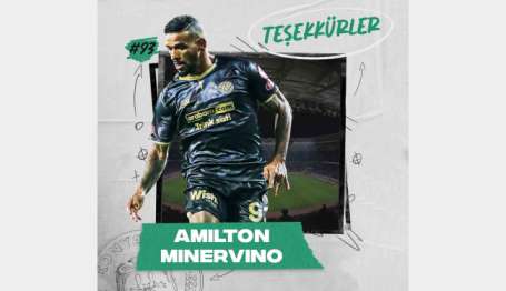 Konyaspor'da Amilton ile yollar ayrld