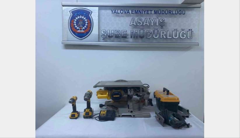 Yalova'da inşaat malzemesi hırsızı yakalandı