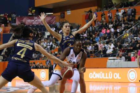 Kadnlar Basketbol Süper Ligi: ÇBK Mersin Yeniehir Belediyesi: 77 - Fenerbahçe: