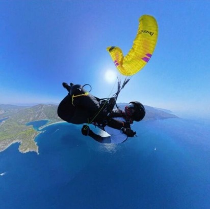 'Düştü' diye ihbarı edilen paraşütçünün, evinde olduğu ortaya çıktı